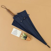 미치코런던 70 우드 솔리드 대형 자동장우산