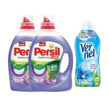 퍼실 딥 클린 플러스 라벤더젤 일반용 액상세제 본품 3L x 2p + 버넬 0.9L, 1세트