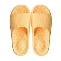 인사이드리빙 발편한 푹신한 편안한 쿠션 층간소음 실내 거실 실내용 슬리퍼 실내화, 여성용옐로우