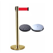 안전 가드레일 벨트형 차단 봉 펜스 통제, 2m 골드