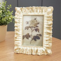 레이스 디자인 탁상 벽걸이 액자 4x6 인테리어 집들이선물 아기사진 결혼액자 소품 돌한복사진 청첩장