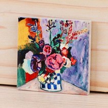 북키스마그넷 마티스_모란 자석 장식마그넷 인테이러자석 문구용, 단품
