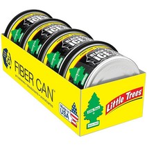 Little Trees Fiber Can Air Freshener Black Ice 리틀 트리 섬유 캔 방향제 블랙 아이스 30g 4팩, 1, 1개
