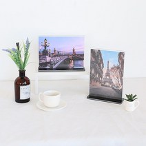A5 아크릴 탁상액자x2개 A5액자 A5아크릴액자 접이식액자