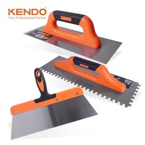 KENDO 흙손 톱니 미장칼 새손 양고대 타일 조적 스텐 톱니고대 압착갈갈이 미장공구 미장도구, 2.톱니흙손 45305
