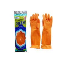 무지개 이태리 고무장갑 1종 3호 대, 1개
