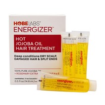 Hobe Labs 에너자이저 핫 호호바 오일 헤어 트리트먼트, 14.8ml, 3개입