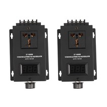 2X AC 220V 10000W SCR 전자 전압 조정기 온도 속도 조절 컨트롤러 디밍 조광기 조절기
