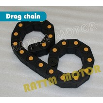 1m 총 폐쇄 형 25x38mm 케이블 드래그 체인 와이어 캐리어 (엔드 커넥터 포함) cnc 라우터 공작 기계 용 플, 한개옵션0