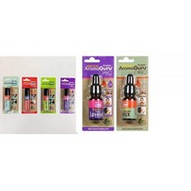 Aroma Guru 천연 에센셜 오일 롤온 6개 세트 - 페퍼민트 근육 완화 티트리 및 라벤더 드로퍼 2개 포함 릴랙스