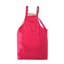 가죽방수앞치마 포켓 용접용작업복 공방 목곡용 핑크 남자