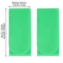 야외 스포츠 스키 눈보드 가방 캐리어 나일론 스트랩 홀더 후크 및 루프 액세서리 1 쌍, 초록