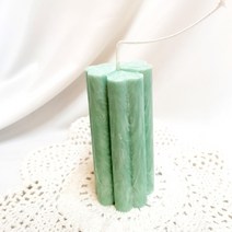 캔들용 네잎클로버 디자인 오브제캔들 PC몰드 소이캔들 양초 만들기 DIY 재료 방산시장, 네잎클로버 PC몰드+스노우 크리스탈 팜왁스 1kg
