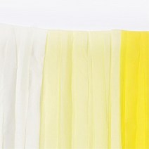 옐로우 파티스트리머 22m 롤 3종 인테리어 회사 베이비샤워 칠순 종이 연말