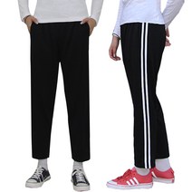 남녀공용 이선 트레이닝 9부 투라인 바지