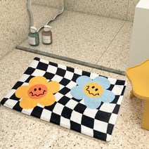 욕실 도어 매트 미끄럼방지 발매트 패드 카펫 카페트 러그 화장실 공부방 깔판, B