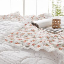 다소미아 봉숭아 시어서커 냉감이불 여름 이불 세트 SS/Q 2color