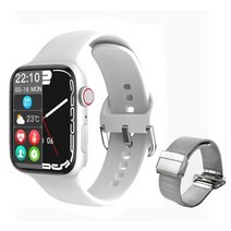 스마트워치 시계 미 워치7 에디션 에어 기어핏 4lte 위치추적 fitbit 밴드 티렉스 프로 시계폰 시리즈, 실버 ns