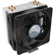 Cooler Master 하이퍼 212 에보 V2 CPU 에어 쿨러 시클플로우 120 PWM 팬 직접 접촉 기술 4 구리 열 파이프 AMD Ryzen/Intel용 LGA1700/1, 4 Heat Pipes_Hyper 212 BE (LGA