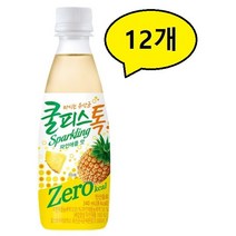 쿨피스톡 제로 파인애플맛 340ml * 12개