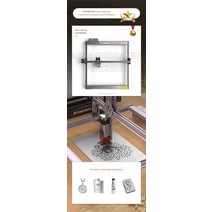 우드버닝기 ATOMSTACK-A5 Pro 레이저 조각기 5W CNC DIY 조각 기계 눈금자 410x400mm 절단 목재 아크릴 스테인레스 스틸 거울, 02 UK