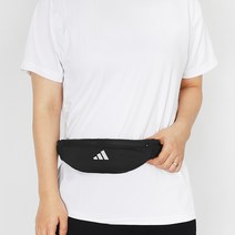 아디다스 런닝 크로스백 RUN BELT 웨이스트백, Black