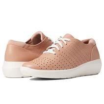 클락스 남성용 Kayleigh Aster 옥스포드 다크 블러쉬 가죽, 8 Wide, Dark Blush Leather