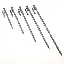 블랙단조펙 15cm 단품 캠핑소품 캠핑용품 야광펙 텐트펙 캠핑펙 강철비너 타프고리 캠핑고리 캠핑망치 펙가방 캠핑팩, 1개
