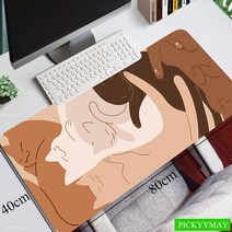 범퍼 침대 패드 아기 가드 토퍼 귀여운 고양이 마우스 게이머 대형 게임용 XXL 매트 키보드 데스크 컴퓨터 노트북용, [15] 500x1000x3mm, [03] EP709823 Cat (1)