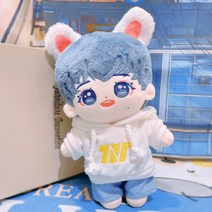 무속성 인형 솜인형 아이돌 만들기 diy 바디 몸통 TNT시대소년단 송 20cm 목화인형 굿즈 손오피스 토끼헌 동종 선물, 01번 20CM, 01번 TNT 인형옷 투피스 세트 (