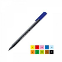 스테들러 트리플러스 롤러 403-FN 10칼라 잉크펜, 그린-5