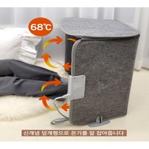 사무실 발난로 전기 미니 수족냉증 발난로 겨울 발히터 최신형 발온열기 파티션 접이식 히팅패드 스토브형 덮개 탈부착형 공식스토어, 파티션 발난로