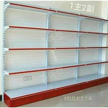 편의점 슈퍼 매대 과자 빵 진열대 피씨방 문구점 수납 미니 스낵바 진열장, 1, 단면 길이 2.7m 높이 2m 5층