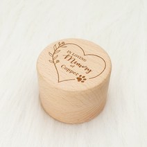 강아지 유골함 반려동물 메모리얼스톤 애견스톤함개털 맞춤 유품 상자 애완 동물 유골 항아리 나무 화장