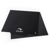 초정밀 3D 프린터 자기 빌드 표면 플레이트 패드 Creality Ender-3/Ender-3 Pro/CR-20 용 235x235mm 가열, 한개옵션0