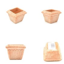 황토색 다육이화분 8x6 미니사각 이태리 베란다텃밭, o(단순변심불가)