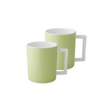 [한국도자기] 펄컬러 머그 (라임)2p, 상세설명 참조, 없음