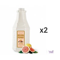 (2개)까로망 마이 홍자몽 농축액 2kg 베이스 시럽