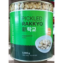 절임류통조림 쿡샵 신락교 3S 캔 3kg 통조림 마늘 염교 절임 락교 마늘절임 염교절임 식자재 [WBA6D2B], 1, 쿠팡 본상품선택