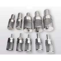 스트레이너 필터 급수관 배관용품 스텐 하단 암 필터, 12mm-24mm