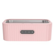 진동기 울트라 소닉 안경 클리너 휴대용 초음파 세척기 쥬얼리 시계 링 도구, 02 pink_02 EU