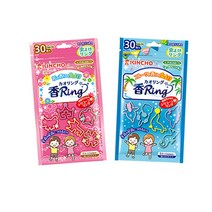 [무료배송]휴가 필수템* 킨쵸 모기퇴치팔찌*30개입 2종*핑크(꽃향)+블루(과일향)[마스크 스트랩증정], 핑크+핑크(꽃향), 1개