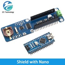 아두이노키트 프로그래밍 전자 아두이노 모듈 부품 arduino 나노 레코더 모듈용 나노 데이터 기록 로깅 실드 모듈 sd 카드 인터페이스 모듈이 있는 3.3v rtc 실시간, 나노 쉴드