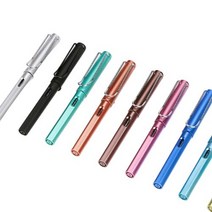 비싼 고급 만년필 샤프 잉크 필기구 필기감좋은 볼펜, 3-스틸만년필-블랙