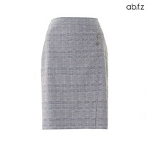 에이비플러스 ab.f.z 그레이 체크 H라인 포멀 스커트 (AFU2GSA6A)