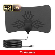 TV 안테나 Antena 디지털 HDTV 4K 실내 HD 높은 신호 증폭 부스터 위성 수신기, 전용 안테나