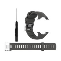 순토 다이빙컴퓨터시계 실리콘 시계 스트랩 스포츠 소프트 밴드 다이빙 고무 시계 watchbands 손목 스트랩 버클 suunto d6 다이브 d6i 노보 d6i zulu, 회색