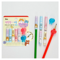 아이비스 연필캡 그립 세트(CR11624), 1개, 혼합색상