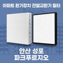 안산 안산파크푸르지오 아파트 환기시스템 전열교환기 필터 H13등급, 기본세트(헤파1+프리2)