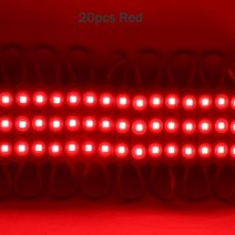 dc12v led 모듈 smd5054 광고 디자인에 대 한 슈퍼 밝은 led 모듈 조명 3 led 픽셀 1pc 5pcs 10pcs 20pc, 20pcs 레드